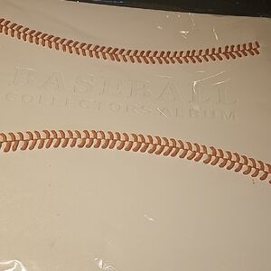 Baseball Collectors Album - White